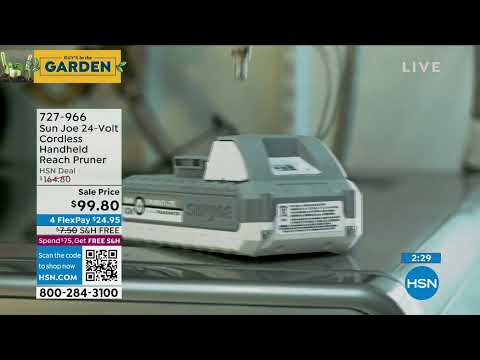 Sun Joe 24Volt Cordless Handheld Reach Pruner