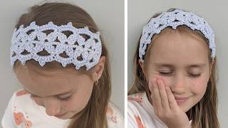 Crochet Lace Headband