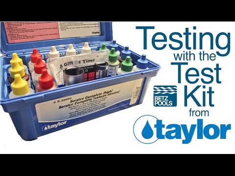 Testing with the Taylor Test Kit