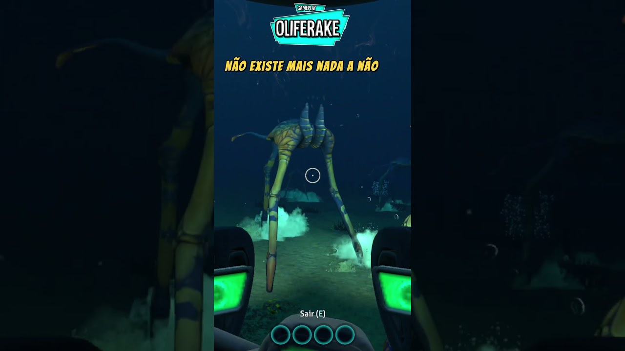O que tem no FINAL do MAPA do SUBNAUTICA? #subnautica #gameplay #survival #jogos #shorts
