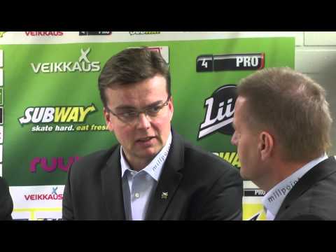 SaiPa - Pelicans 19.10.2013 lehdistötilaisuus