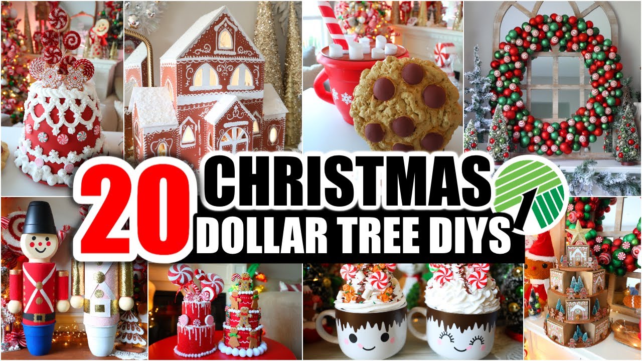 20 *BEST* Dollar Tree Christmas DIYS for 2024 (hacks to try now to transform your home!)