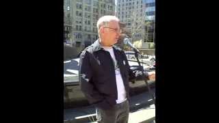 BERNIE GOETZ AT 420 DEMONSTRATION