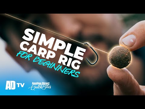 How To Tie A Simple Carp Fishing Rig - Beginners Carp Fishing Quickbite