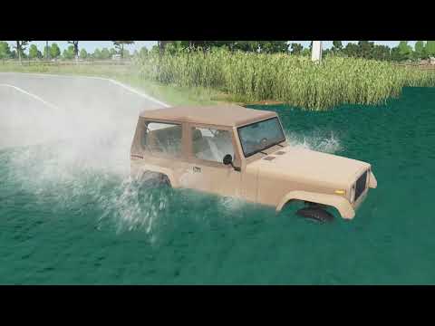 Mobil vs Deep Water #8 - BeamNG Drive