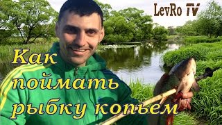 Копье для ловли рыбы на острове