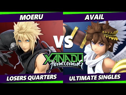 Xanadu Homecoming Top 8 - Moeru (Cloud) Vs. Avail (Pit) Smash Ultimate - SSBU