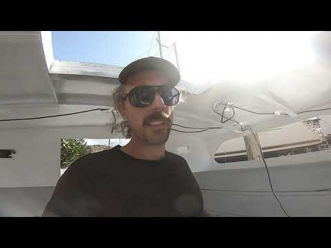Ep.9 Boat renovation in Turkey, wiring and putting the engine in