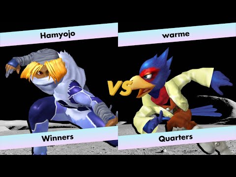 Moonwalk #55 | Hamyojo (Sheik) vs warme (Falco) | Melee Winners QF's