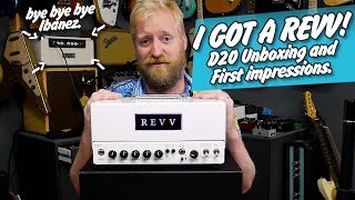 Video thumbnail for REVV D20 - Unboxing and First Impressions - Sorry Ibanez TSA15h by 60 Cycle Hum