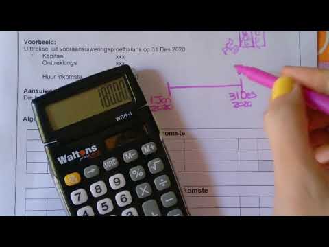 Gr 10 Vooruitontvangde Inkomste Voorbeeld