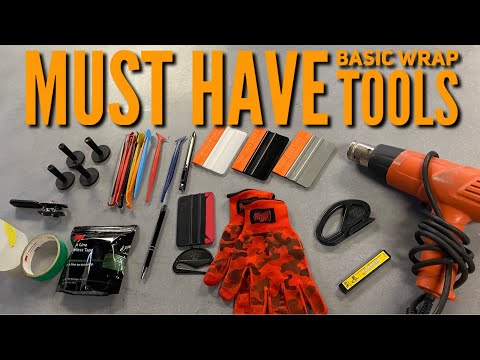 Vinyl wrap tools must have.