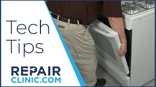 Removing Oven Doors - Tech Tips from Repair Clinic