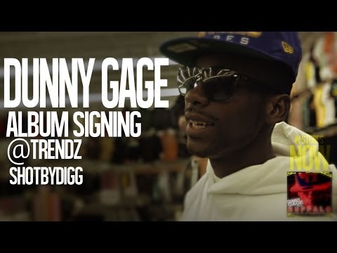 Dunny Gage x Album Signing x @Trendz @shotbydigg