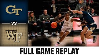 Georgia Tech vs. Wake Forest Full Game Replay | 2023-24 ACC Women&#39;s Basketball