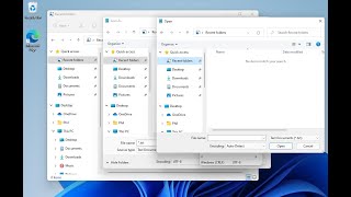 How to enable Recent Folders in Windows 11 including the Save As and File Open dialog boxes!