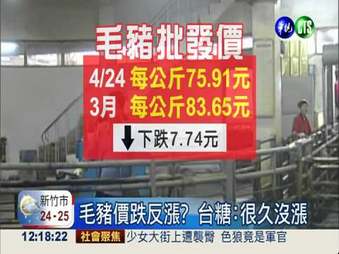 台糖冷凍豬又漲! 最高漲幅14%