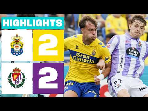 UD LAS PALMAS 2 - 2 REAL VALLADOLID | RESUMEN LALIGA HYPERMOTION