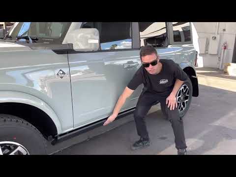 Ford Bronco AMP Research Power Steps Electric Running Boards
