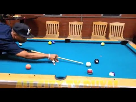 Plies Bets The Entire DJ Coalition On A Pool Game And Beats Their Ass