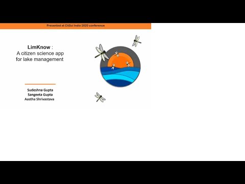 LimKnow: A citizen science app for lake management - by Sudeshna Gupta