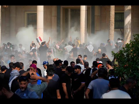 مباشر بغداد المنطقة الخضراء مقتدى الصدر يمهل أنصاره ساعة للانسحاب من الاعتصام