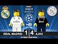 Real Madrid vs Ajax 1-4 • Champions League 2019 (05/03/2019) • All Goals Highlights Lego Football