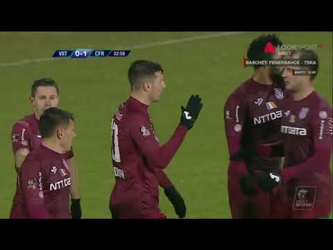 Viitorul - CFR Cluj  0-1 Tucudean deschide scorul pentru CFR in min 33!
