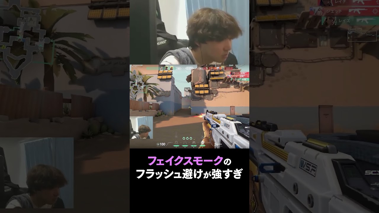 フェイクスモークでフラッシュ避けるの刺さる#shorts