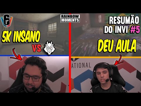 PALUH FAZENDO 5K INSANO CONTRA G2, 1x3 DO NESK, 4K DO CAMERAMAN - RESUMÃO DO INVITATIONAL DIA 05