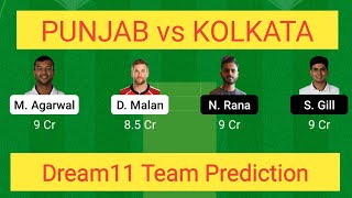 PBKS vs KOL Dream11 | PBKS vs KKR Dream11 Team | Punjab vs Kolkata Dream11 | Dream11 IPL Team