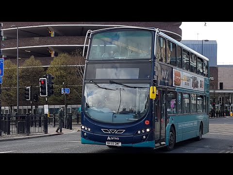 HOT MAX A1 Thrash | Arriva North East 7602 | MAX X9 | Wright Gemini 2 DB300