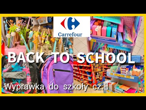 BACK TO SCHOOL 📚CARREFOUR 🎒Przegląd sklepów i półek 📚Wyprawka do szkoły cz.8