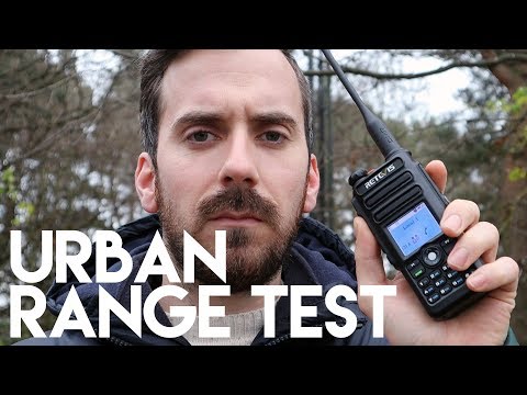 Retevis RT82 DMR Radio Review & Urban Range Test!