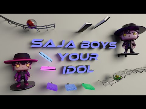 Your Idol - KPop Demon Hunters Played on Different Music Instruments With Marble!