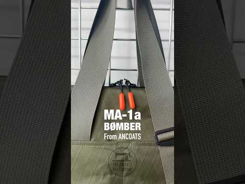 The Ancoats MA-1a BØMBER 4-Way Carry Tote. #EDC #Totepack #Maker #Bagmaking
