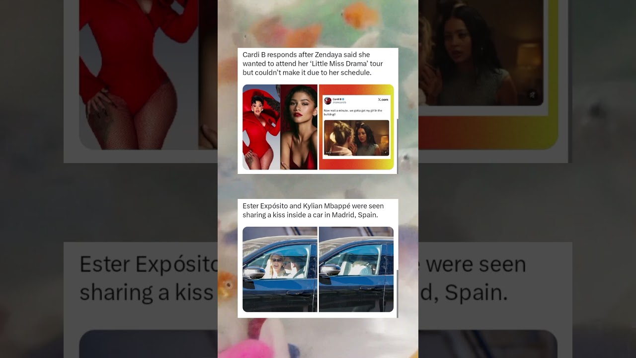 Ester Expósito & Kylian Mbappé Spotted in Madrid — Unexpected Celebrity  | Cardi B Reacts to Zendaya