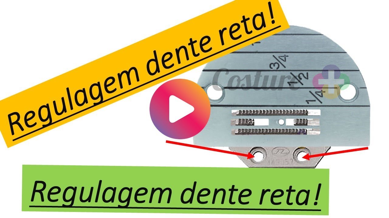 Watch Now Como regular serrilha ou dente da maquina reta industrial Como regular serrilha ou dente da maquina reta industrial