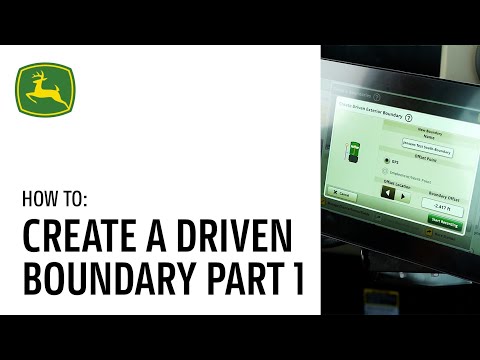 How to Create a Driven Boundary Part 1 | John Deere Precision Ag