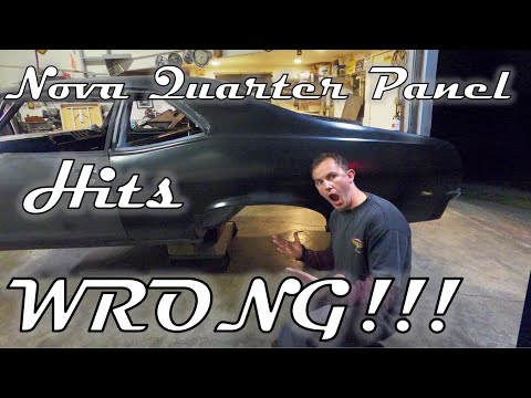 Left Hand Quarter Panel Hits Wrong! (1969 Nova Quarter Panel Replacement)