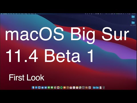 macOS Big Sur 11.4  Beta 1 - First Look / Performance
