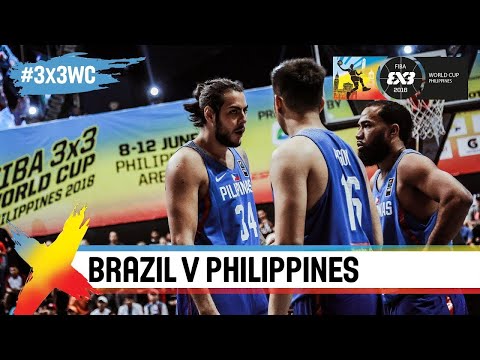 Philippines dominate Brazil in opening game! | Full Game | FIBA 3x3 World Cup 2018 | 3x3 Basketball