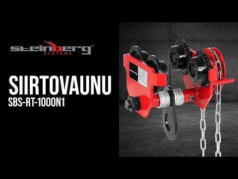 video - Siirtovaunu - 1 000 kg - 65-110 mm - ketjulla