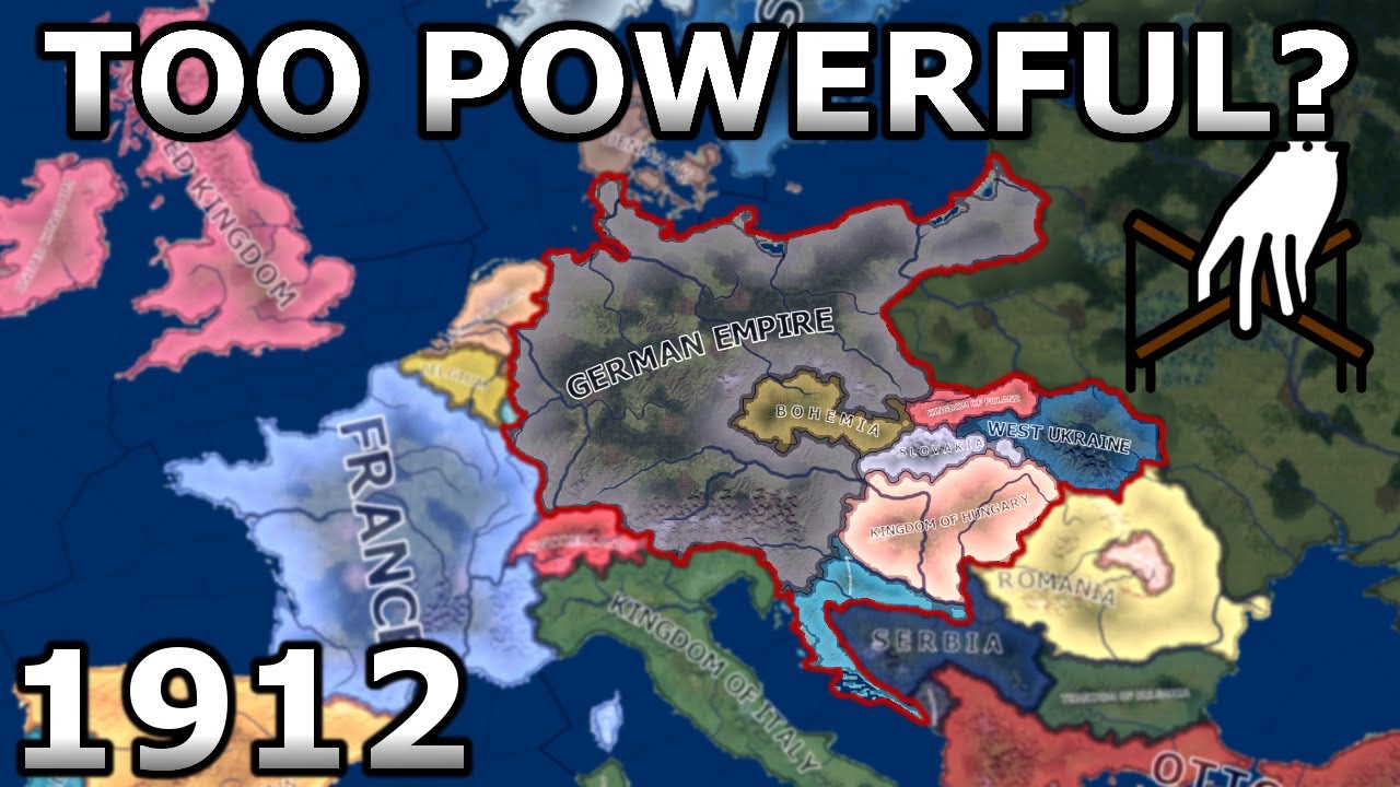 What if Greater Germany existed in WW1? | HOI4 Timelapse