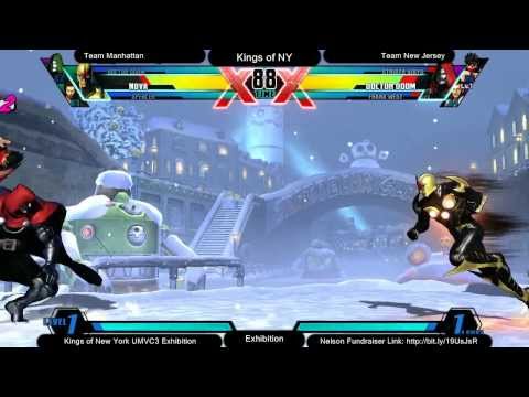 UMVC3 @ Kings of NY - WINNERS FINALS - Team Manhattan vs Team New Jersey