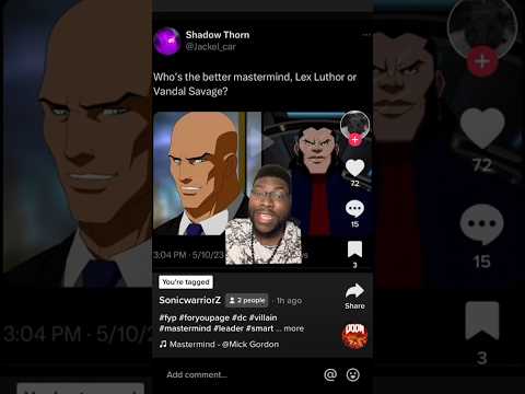Who is The Better Mastermind, Lex or Vandal Savage? #shorts #meme