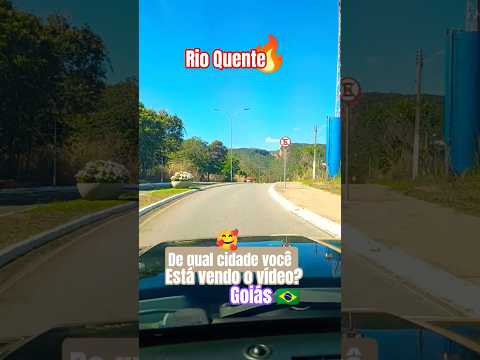 🌎🇧🇷🌵🚗 Onde nasce o Rio Quente 🔥   #goiás #rioquente #rioquenteresorts #ipameri #brasilia #agro #usa