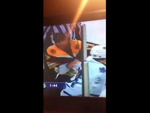 Milan Lucic vs Jay Rosehill March 31, 2011