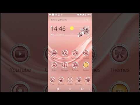 Pink Silk launcher Theme Video
