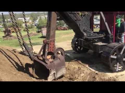 Largest Coal Fired Steam Shovel Operated by a 12 Year Old Girl Video